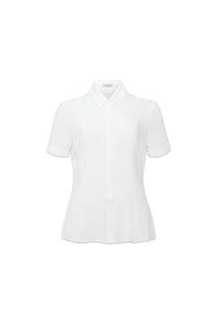 Short Sleeve Fitted Blouse