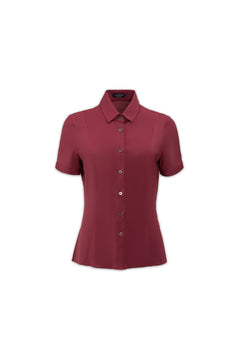 Short Sleeve Fitted Blouse