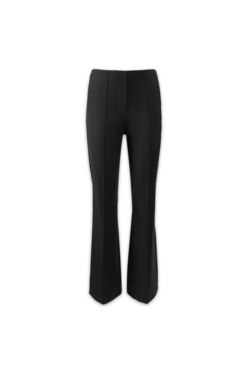 High Rise Flare Trouser Black