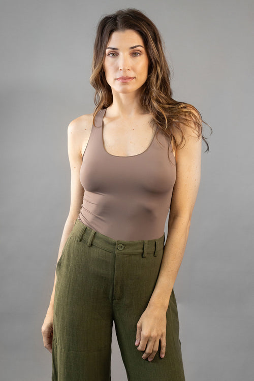 Reversible Scoop Tank mocha