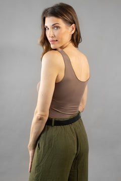 Reversible Scoop Tank mocha