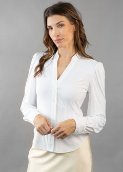 vneck blouse