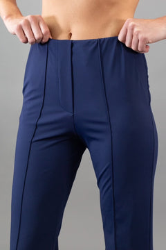 High Rise Flare Trouser Navy