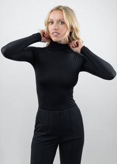 long sleeve turtleneck black