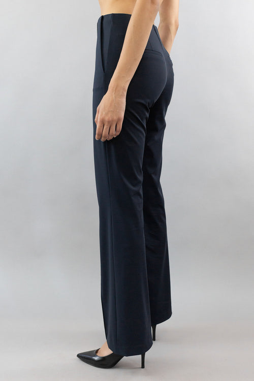 High Rise Flare Trouser Black