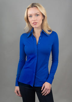 classic button up imperial blue