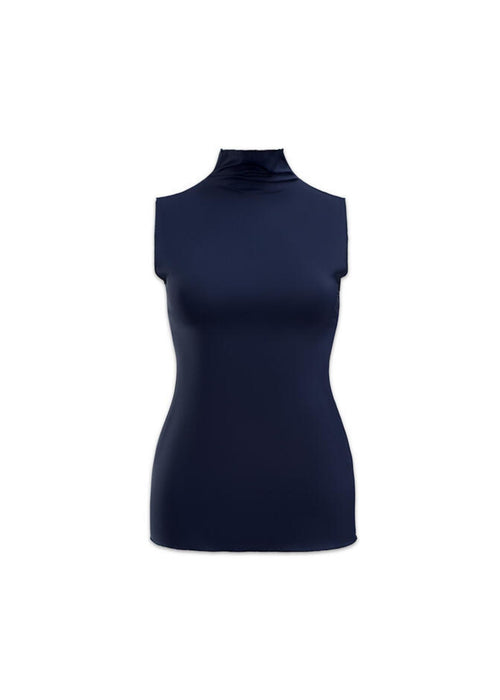 turtleneck tank navy