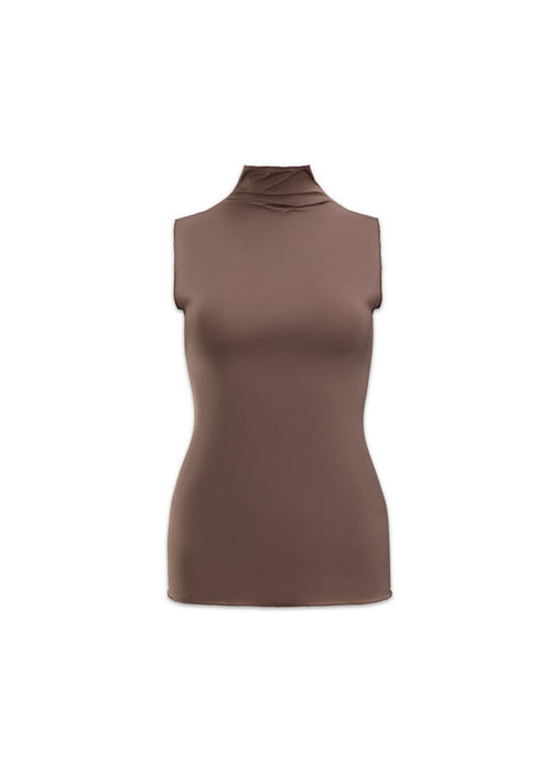 Turtleneck Tank Mocha