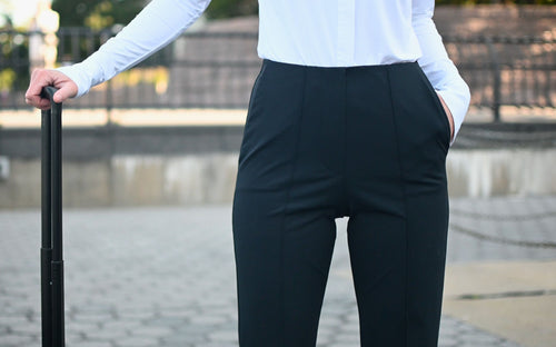 HIGH RISE FLARE TROUSER