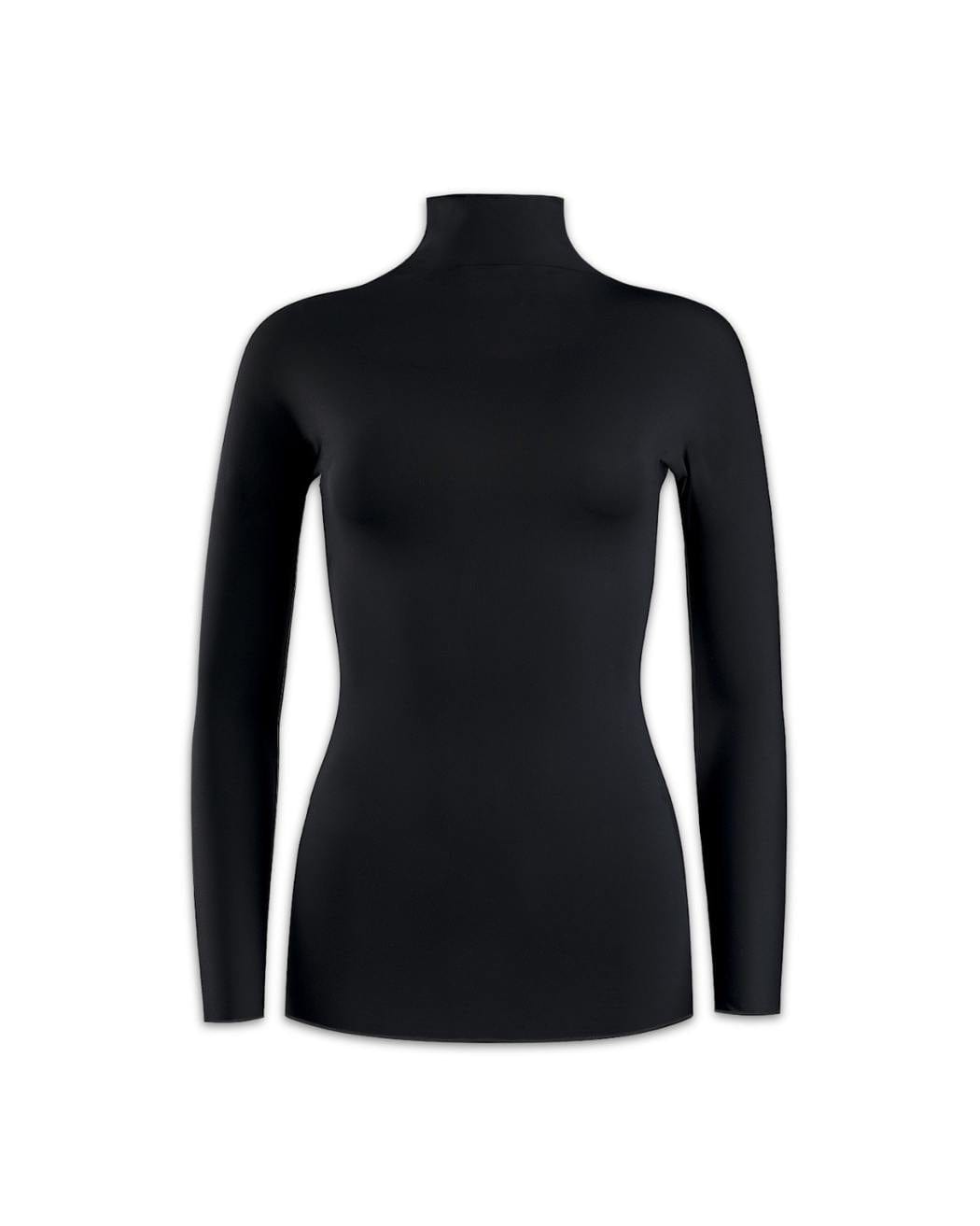 Black long 2025 sleeve turtleneck shirt